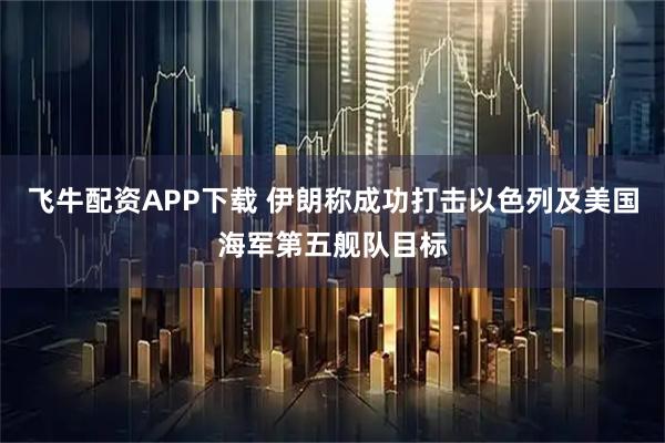 飞牛配资APP下载 伊朗称成功打击以色列及美国海军第五舰队目标